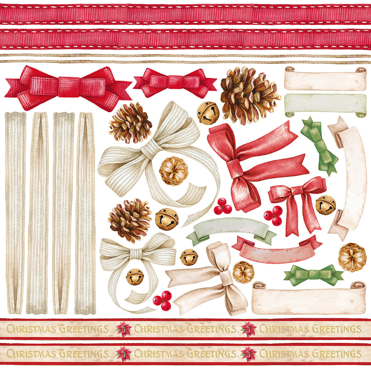 Bloc de papier Noël 15x15cm 24 feuilles/paquet