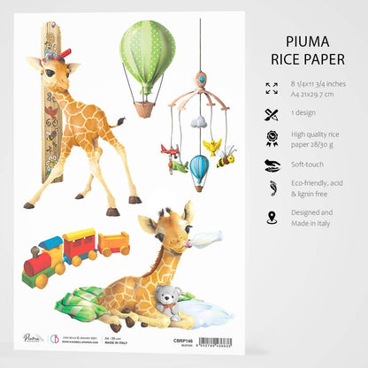 Ciao Bella Papier de Riz A4 L'heure du coucher