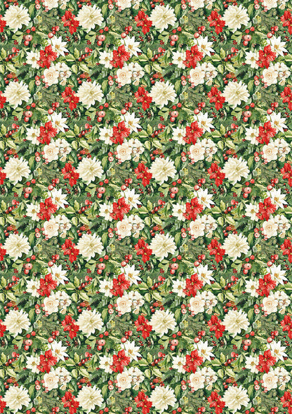 Papier de riz A5 Assorti 8/paquet Ambiance de Noël