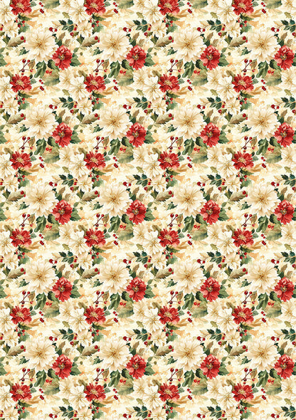 Papier de riz A5 Assorti 8/paquet Ambiance de Noël
