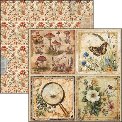 Cabinet Of Curiosities Patterns Pad 12"x12" 8/Pkg