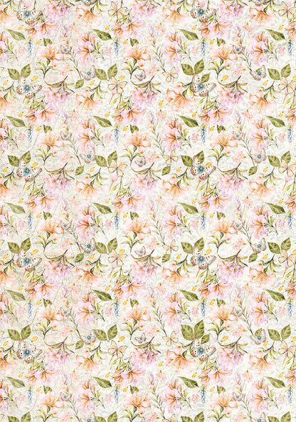 Vellum Flower Shop Paper Patterns A4 6/Pkg