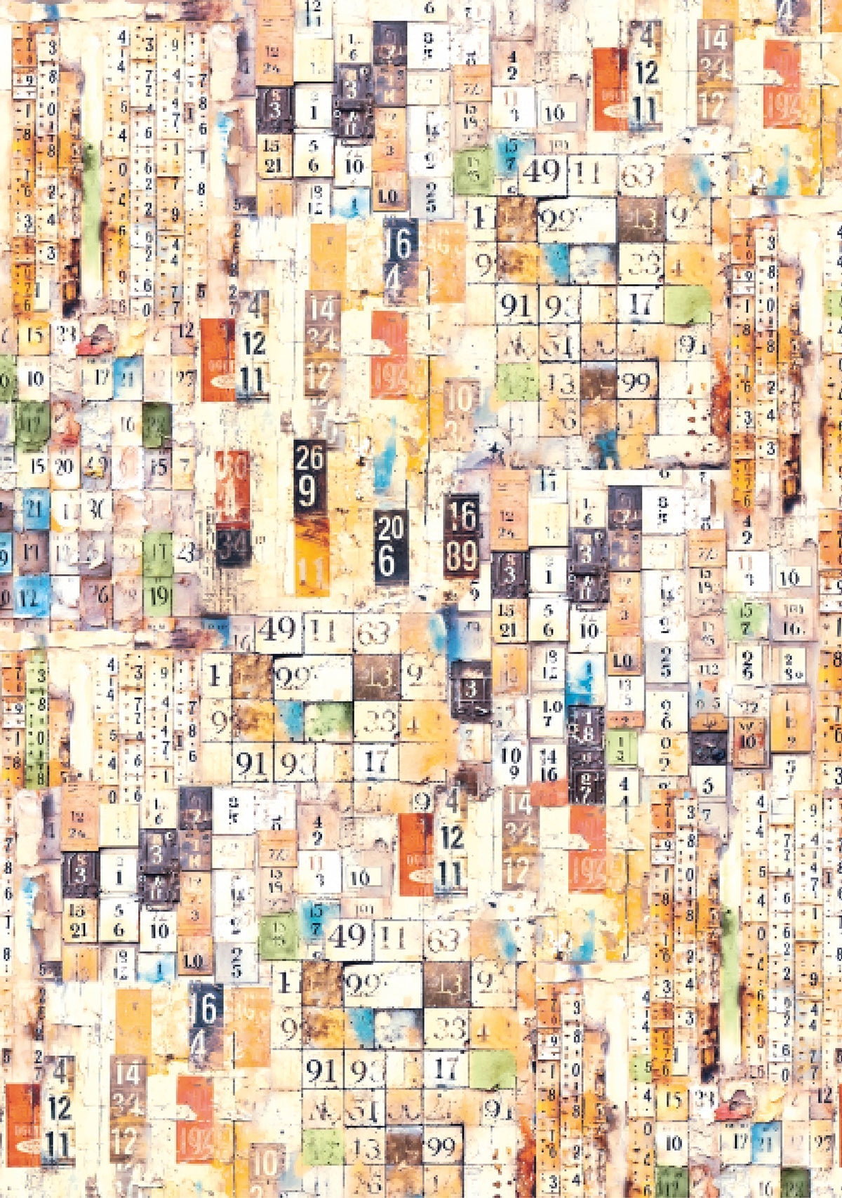 Bloc de papiers à motifs Majestic Dream Vélin A4 6 feuilles/paquet