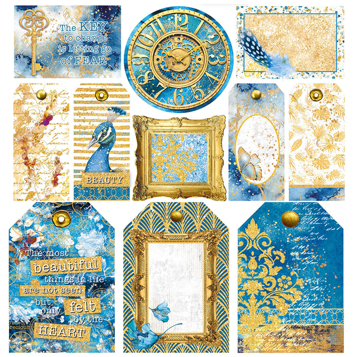 Ciao Bella Calque Indigo prédécoupé 6"x6" 6/Paquet