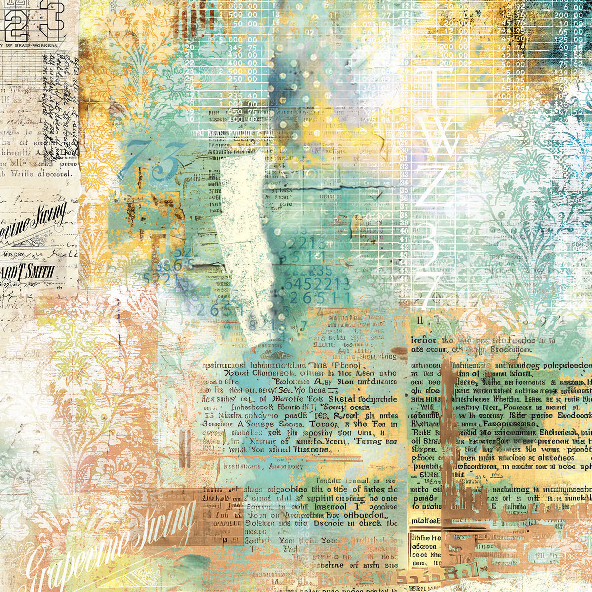 Vellum Majestic Dream découpe fantaisie 6"x6" 6/paquet