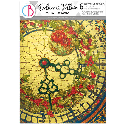 Lot de 6 feuilles de papier de luxe or et velin A4 assorties, Boutique de jouets