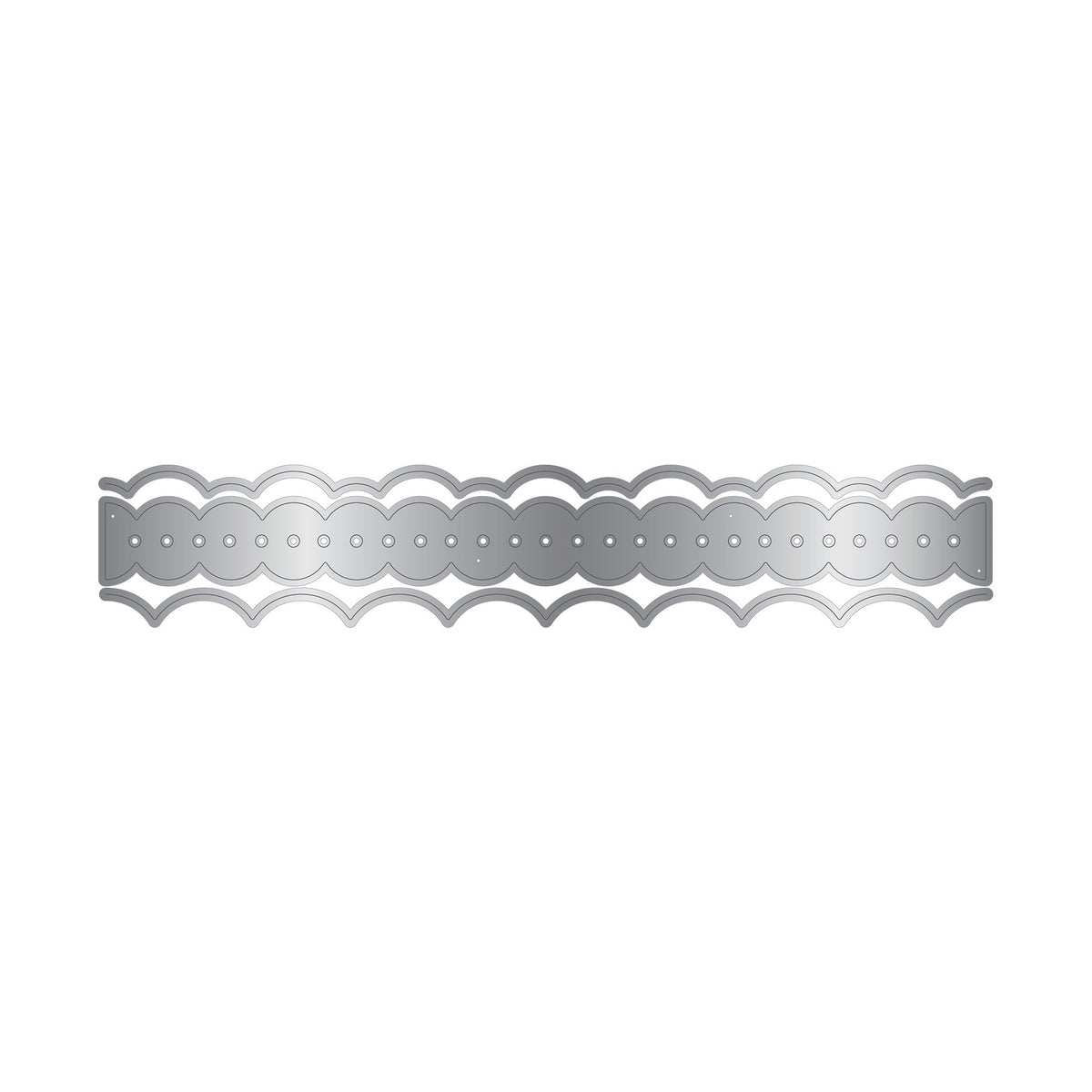 Crafters Companion Metal Die Edgeable - Scalloped Edge