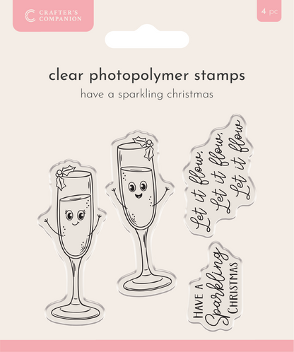 Crafter’s Companion Photopolymer Stamp - Have a Sparkling Christmas 