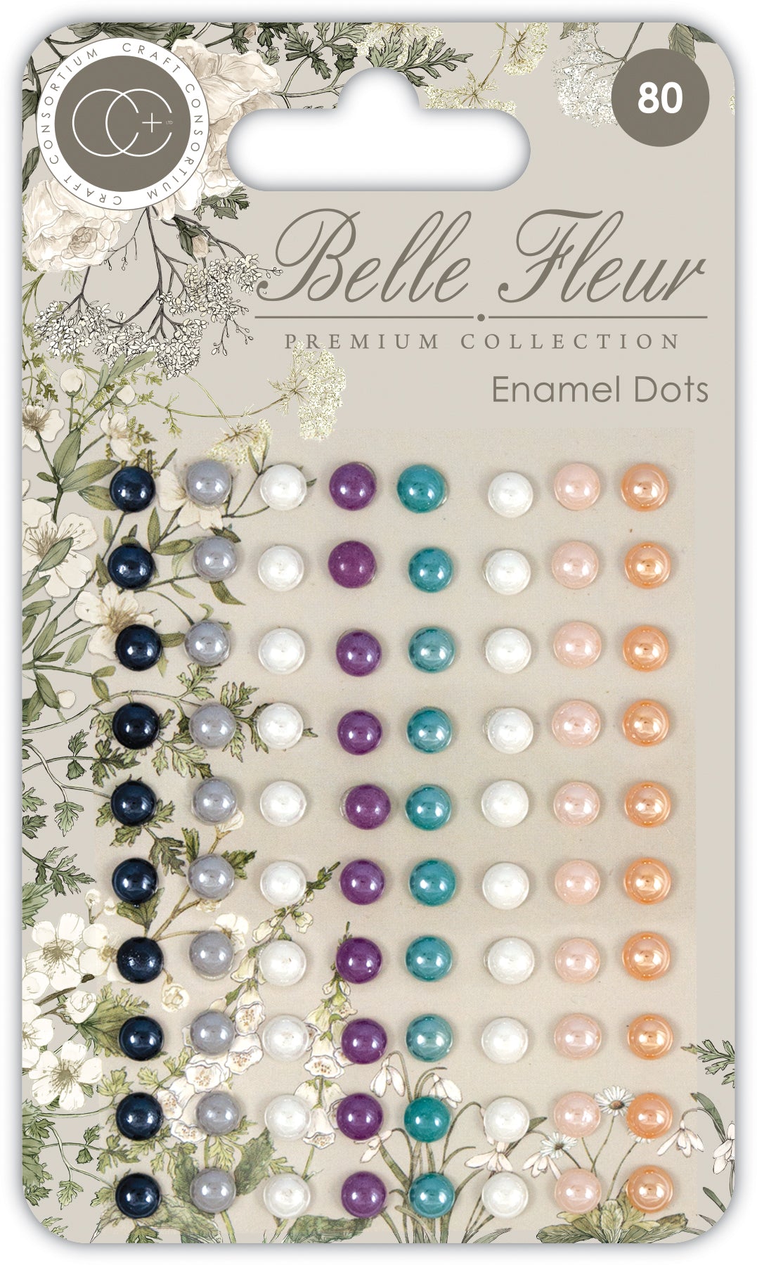 Craft Consortium Belle Fleur - Pastilles Émaillées