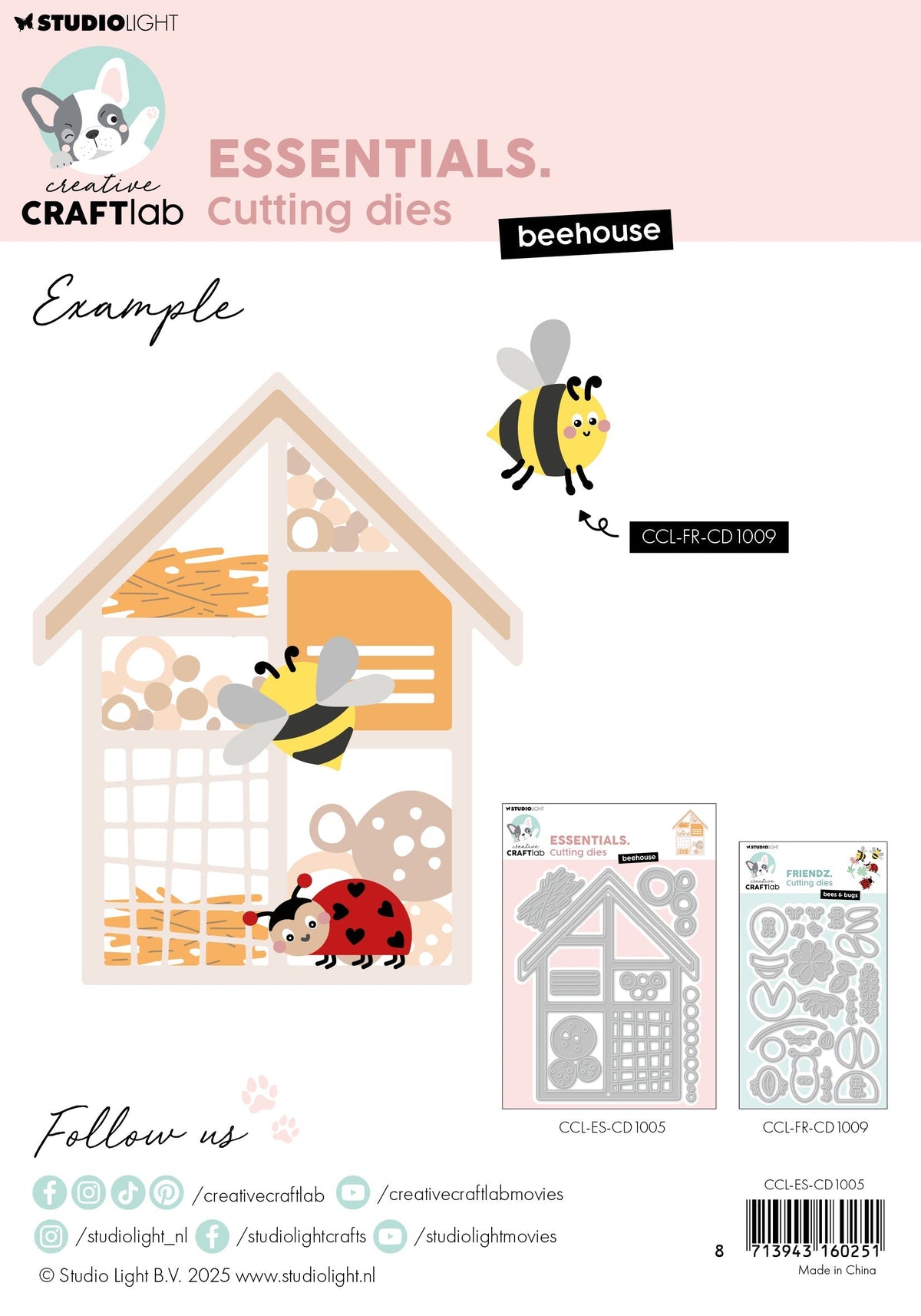 Matrices de découpe CCL Beehouse Essentials 8 pièces