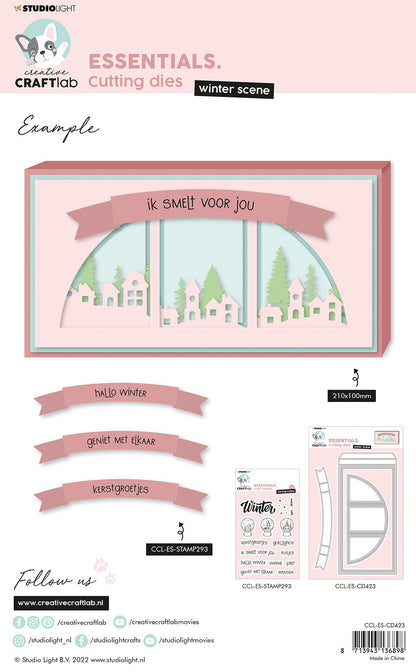 CCL Matrice de découpe Slimline Shadowbox Essentials 212x142x1mm 1 pièce n°423