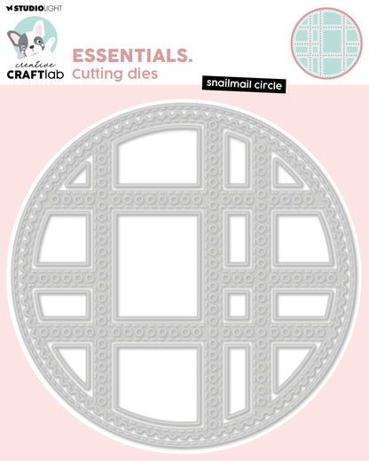 CCL matrice de découpe « Snailmail Circle Essentials », 18 pièces