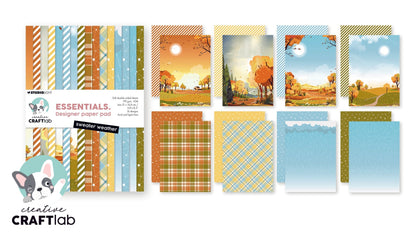 CCL Designer Paper Pad "L'indispensable pour l'hiver" 24 feuilles
