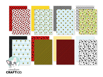 CCL Designer Paper Pad Bee-Lightful Friendz 24 Sheets