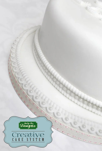 Moule en silicone Corde et Perles pour Bordures