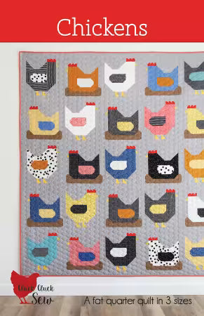 Cluck Cluck Sew - Chickens Quilt Pattern