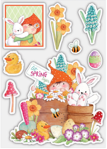 Craft Consortium Que le printemps commence - Set de tampons - Que le printemps commence