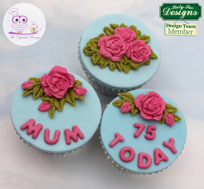 Mini Domed Alphabet Silicone Mould