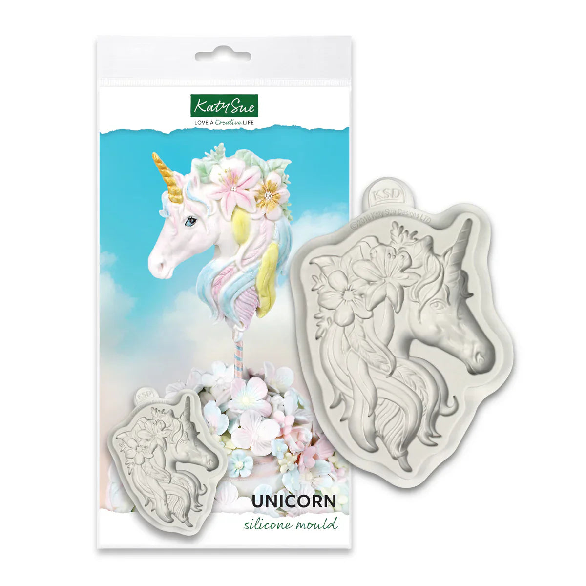 Moule en silicone licorne