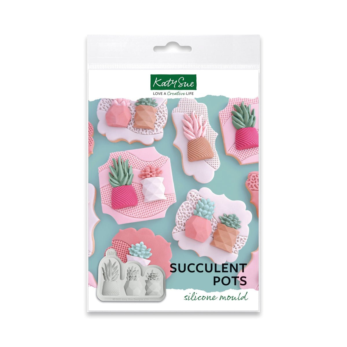 Moule en silicone pour pots de plantes grasses