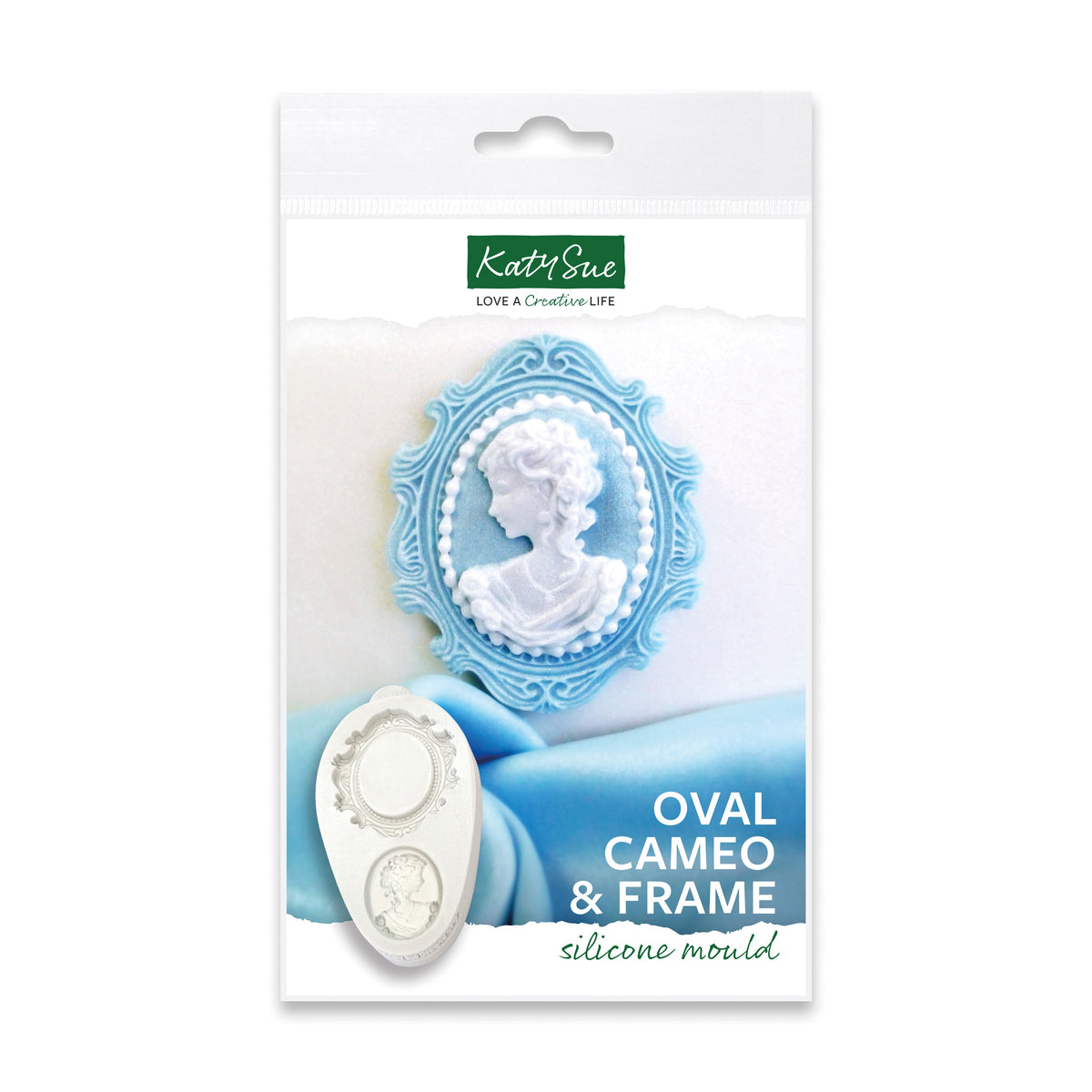 Oval Cameo & Oval Frame Silicone Mould