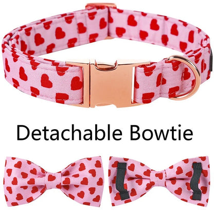 Nœud papillon cœur pour collier