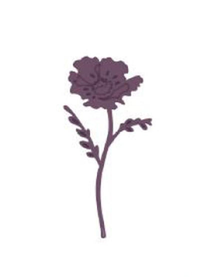 Sue Wilson Dies - Collection Finishing Touches - Coquelicot tranquille