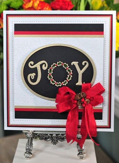 Décès de Sue Wilson - Collection Festive - Couronne de Noël Joyeuse