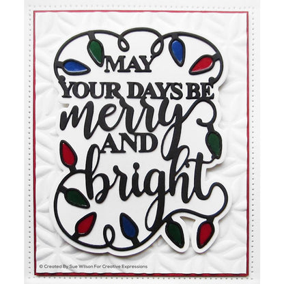 Matrices de découpe Sue Wilson Festive Merry & Bright