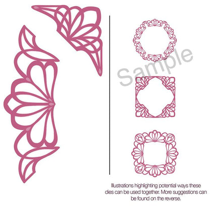 Sue Wilson est décédée - Collection Configurations - Bordure de dentelle délicate