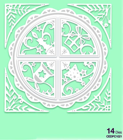 Creative Expressions Matrice de découpe Paper Cuts Collection - Corne d'abondance festive
