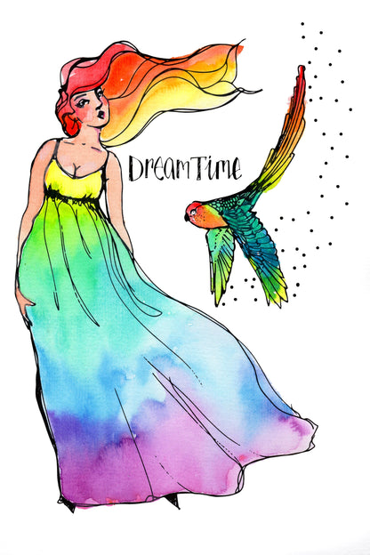 Creative Expressions Jane Davenport Dream Time Lot de tampons transparents 15,2 x 20,3 cm