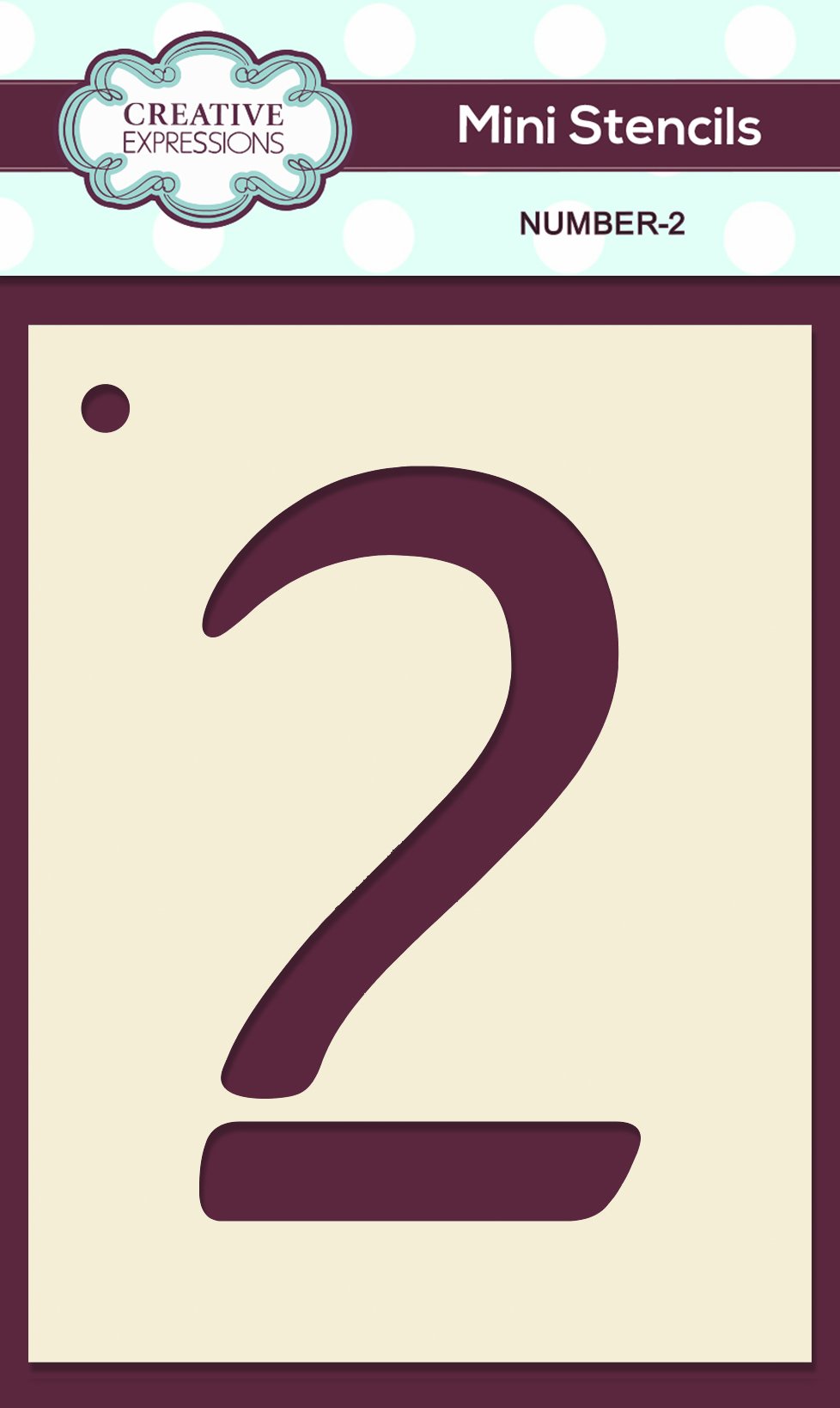 Mini numéros de pochoir