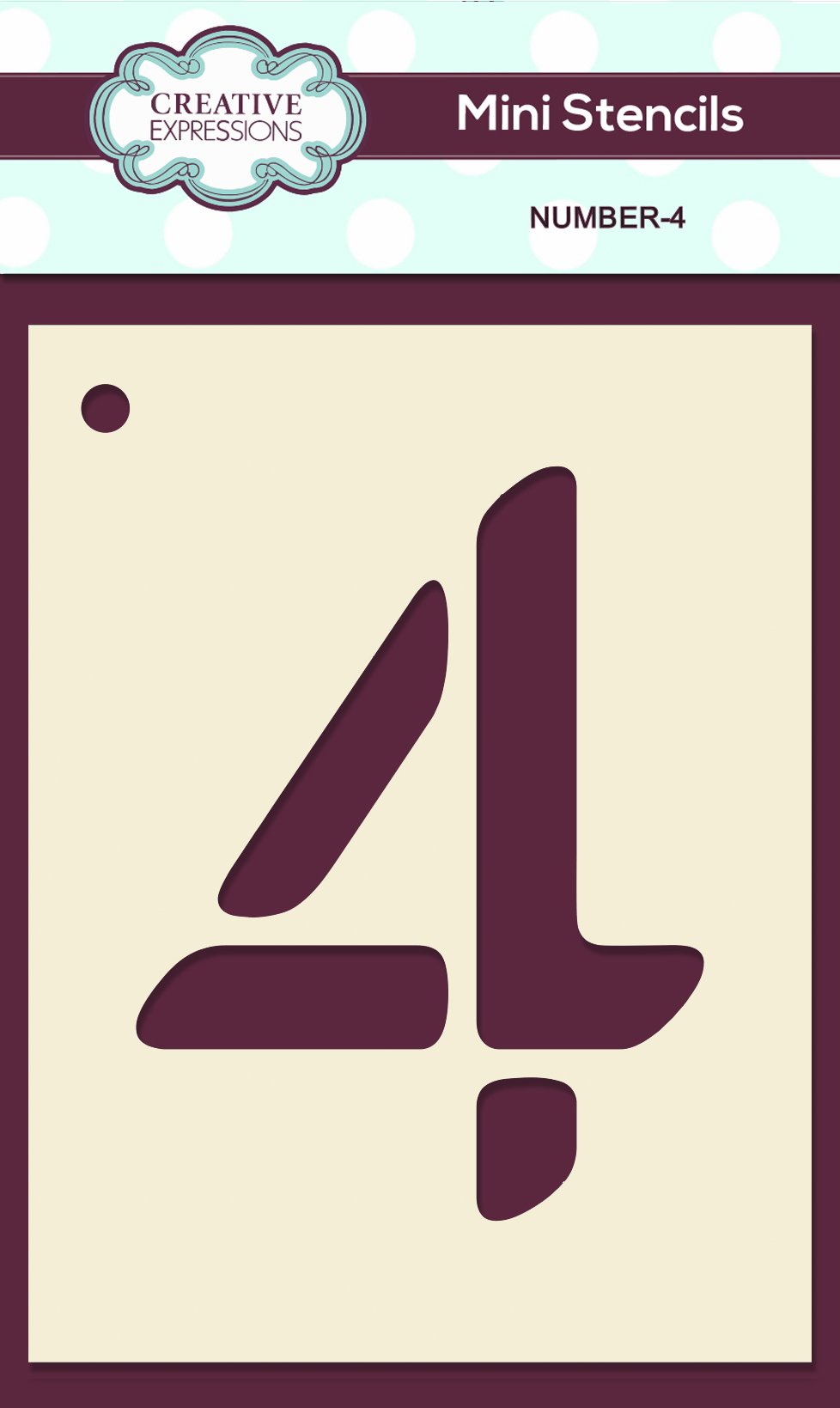 Mini numéros de pochoir