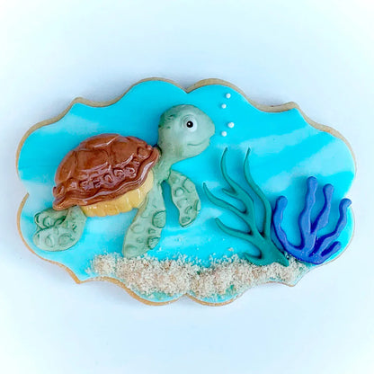 Moule en silicone tortue et crabe