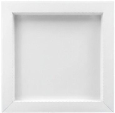 CrafTreat Formes plissées 3D – Cadres blancs – Formes assorties 6 pièces