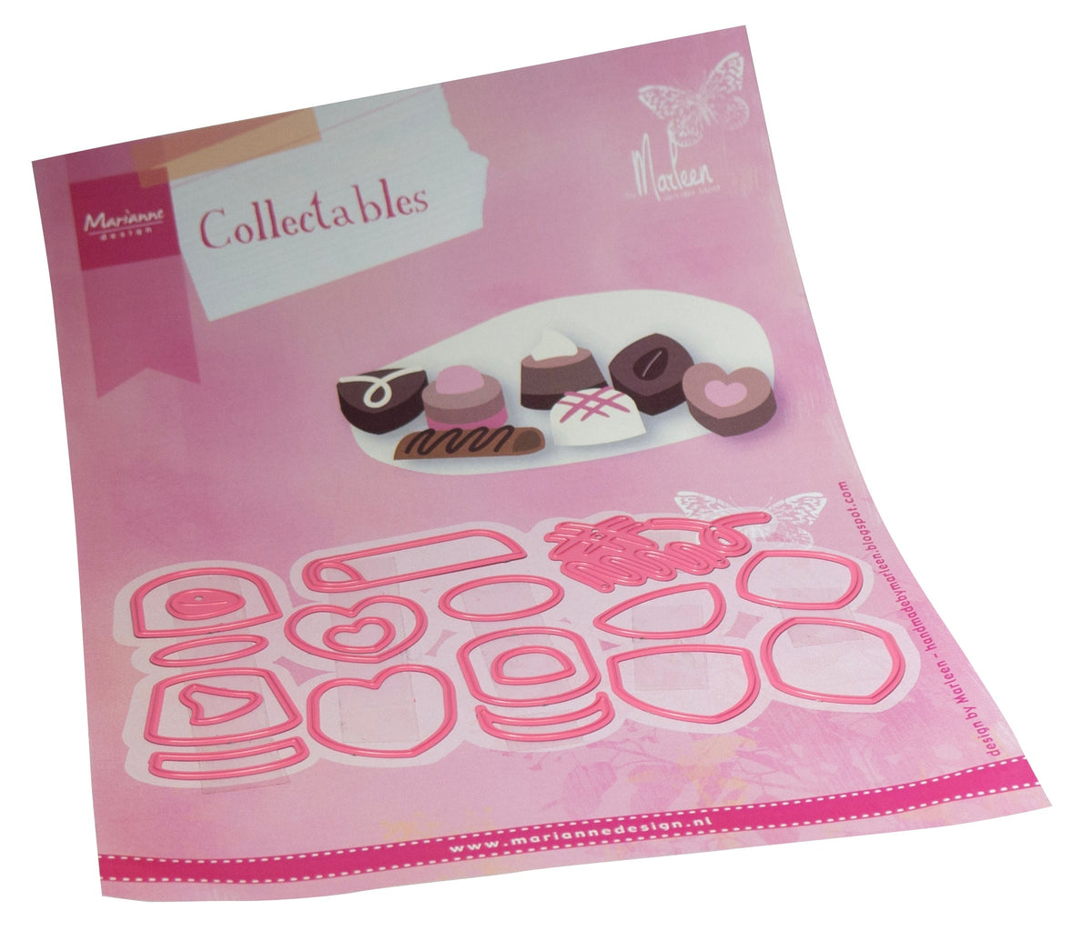 Matrice de découpe Marianne Design Collectables - Chocolats par Marleen