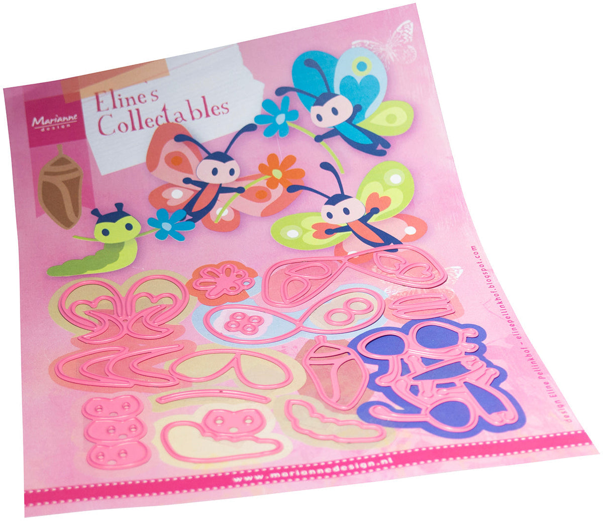 Matrice de découpe Marianne Design Collectables - La Famille Papillon d'Eline