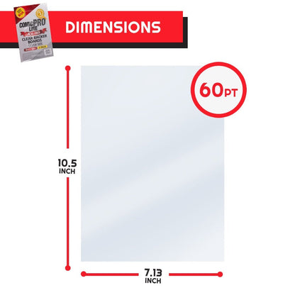 Comic Backer Boards for Silver Age Comic - Backboard 24PT
