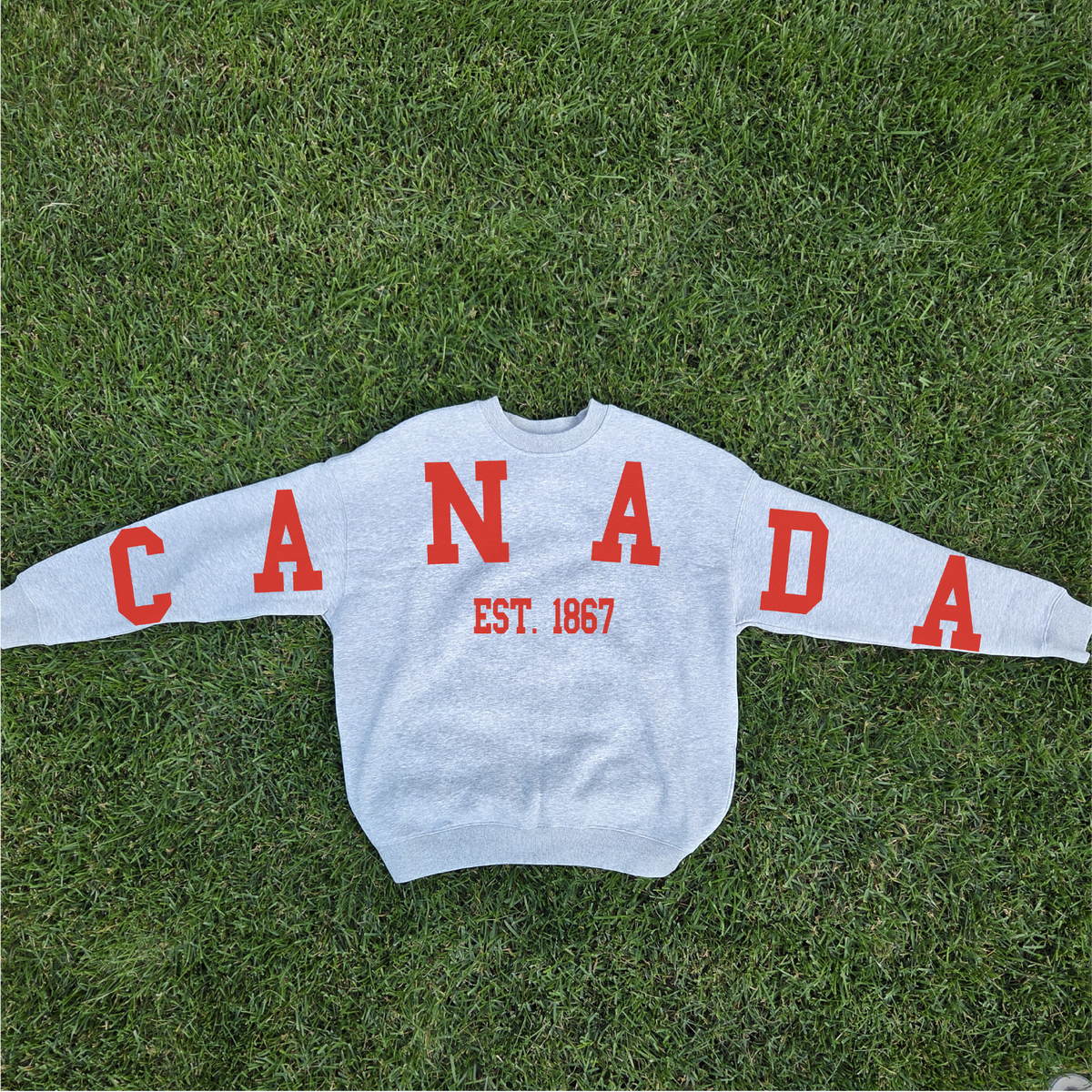 Chandail unisexe col rond Canada