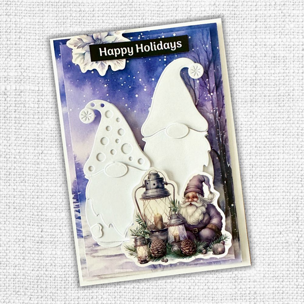 Grand emporte-pièce en métal « Construire un gnome de Noël » 32481