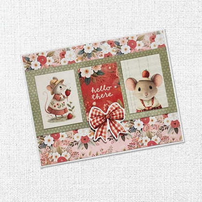 Collection de papiers "Amis Fraises" 6x6 34857