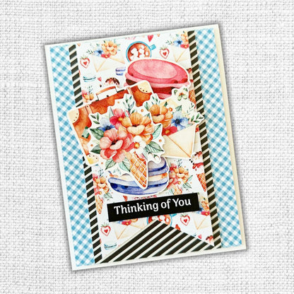 Coffee In Paris Collection de Papiers 12x12 32304