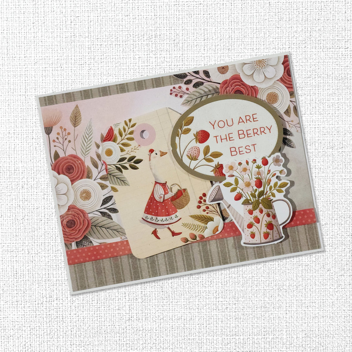 Collection de papiers "Amis Fraises" 6x6 34857