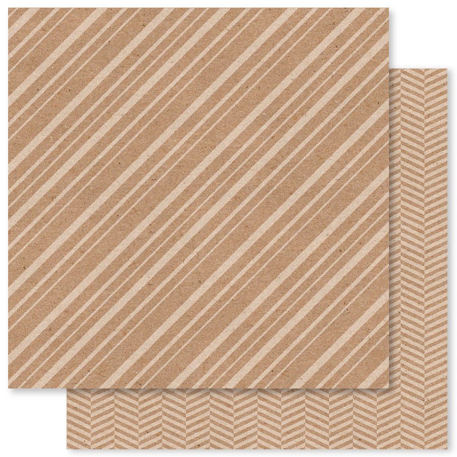 Collection de papiers 6x6 motifs Kraft de Charlie 33171