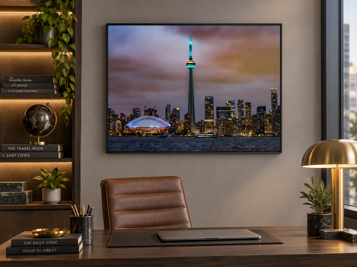 Toronto CN Tower & Rogers Centre | Skyline Canvas Wall Art