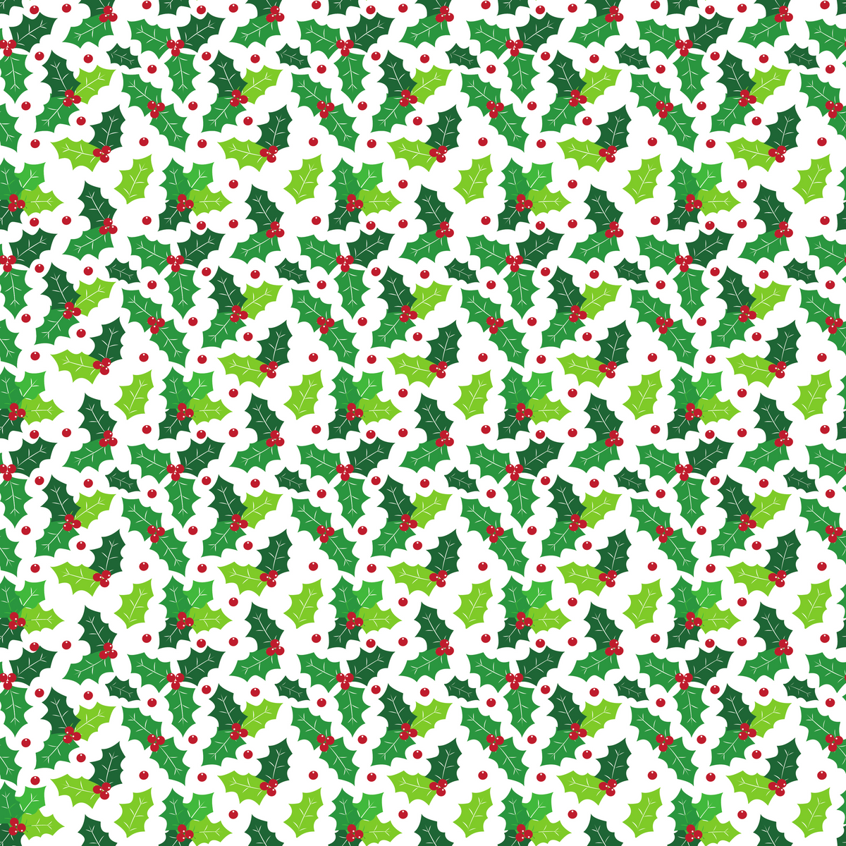Flex thermocollant pour loisirs créatifs Baies de houx - Motif de Noël