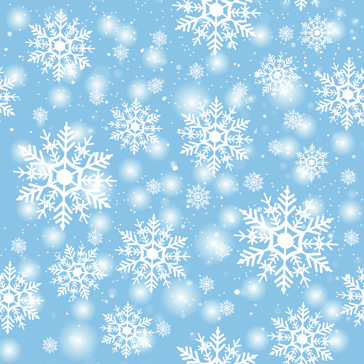 Vinyle Thermocollant Artisanat  Bleu Blizzard  Flocons de Neige - Motif de Noël 1