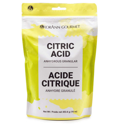 Citric Acid (Anhydrous Granular) - Specialty Ingredients - 16 oz. Bag - Ships Free Within Canada on Orders Above CAD $199