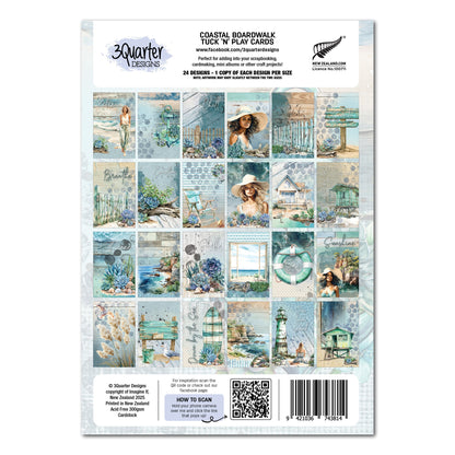 3Quarter Designs Coastal Boardwalk - Tuck N Play Cards